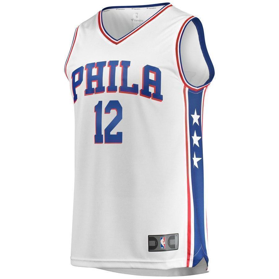 12-T.J. McConnell Philadelphia 76ers Jersey - Association Edition – White