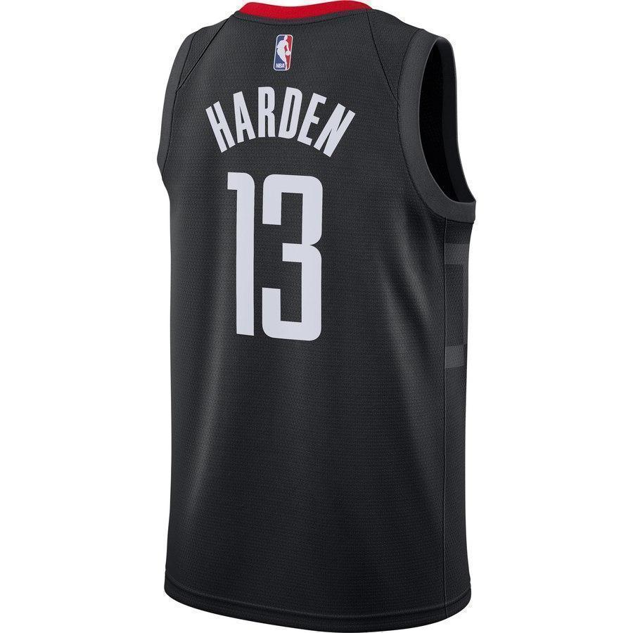 13-James Harden Houston Rockets Swingman Jersey - Statement Edition – Black