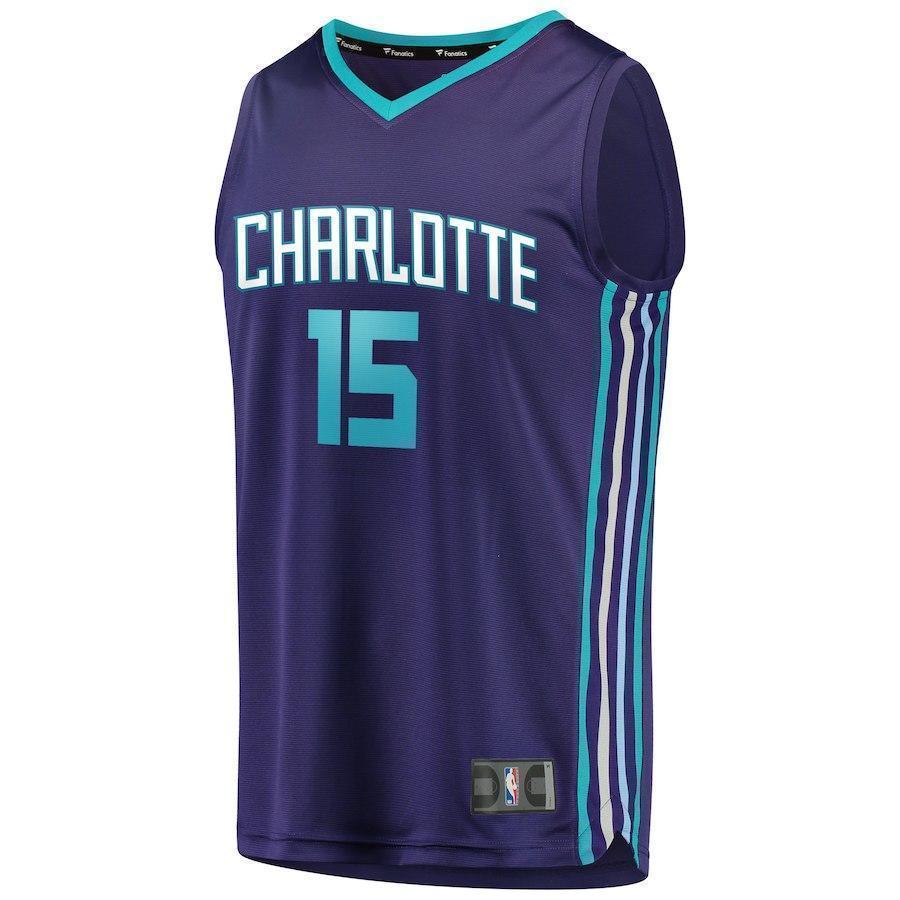 15-Kemba Walker Charlotte Hornets Jersey Purple - Statement Edition