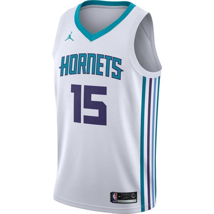 15-Kemba Walker Charlotte Hornets Swingman Jersey White - Association Edition