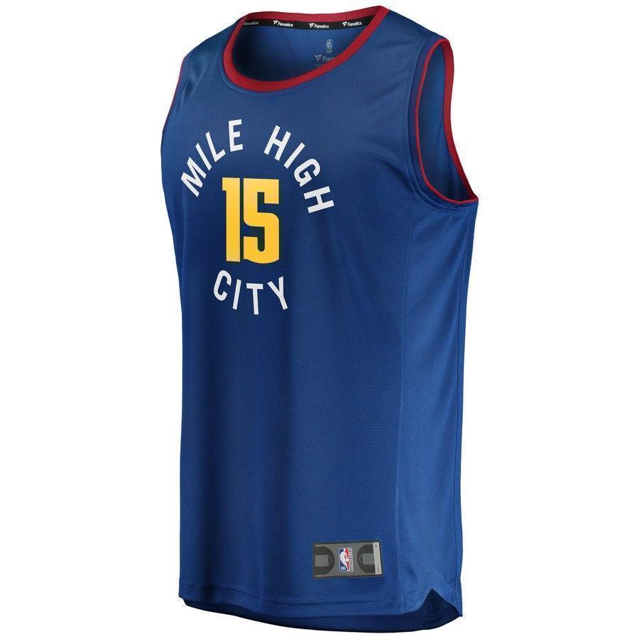 15-Nikola Jokic Denver Nuggets  Jersey - Statement Edition – Blue