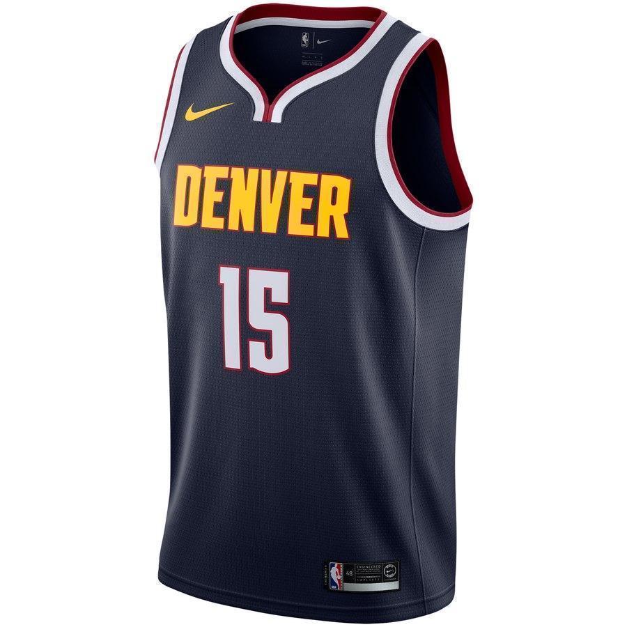 15-Nikola Jokic Denver Nuggets  Swingman Jersey - Icon Edition – Navy
