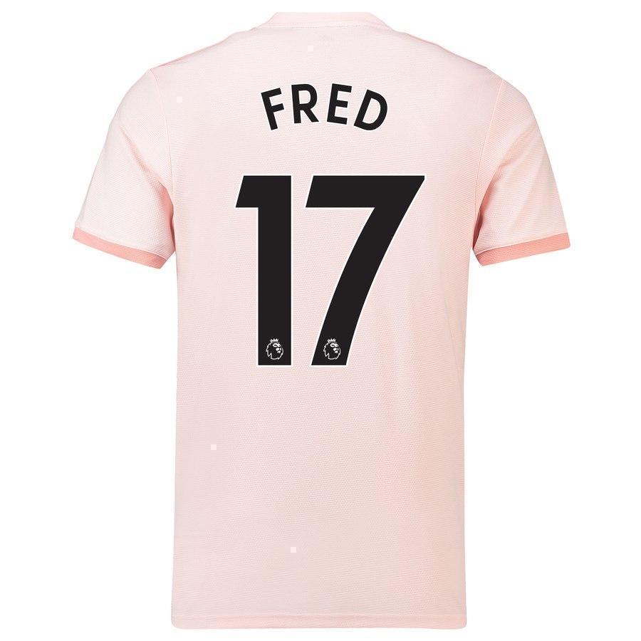 17-Fred Manchester United Away Soccer Jersey 2018-19 – Coral
