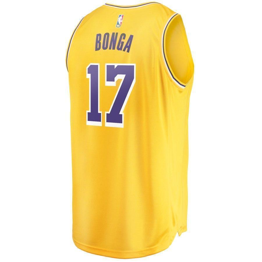 17-Isaac Bonga Los Angeles Lakers  Jersey - Icon Edition - Gold