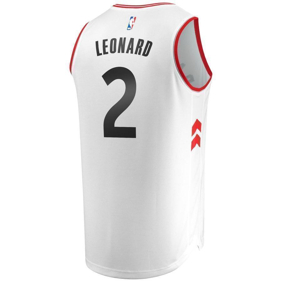2-Kawhi Leonard Toronto Raptors  Jersey White - Association Edition