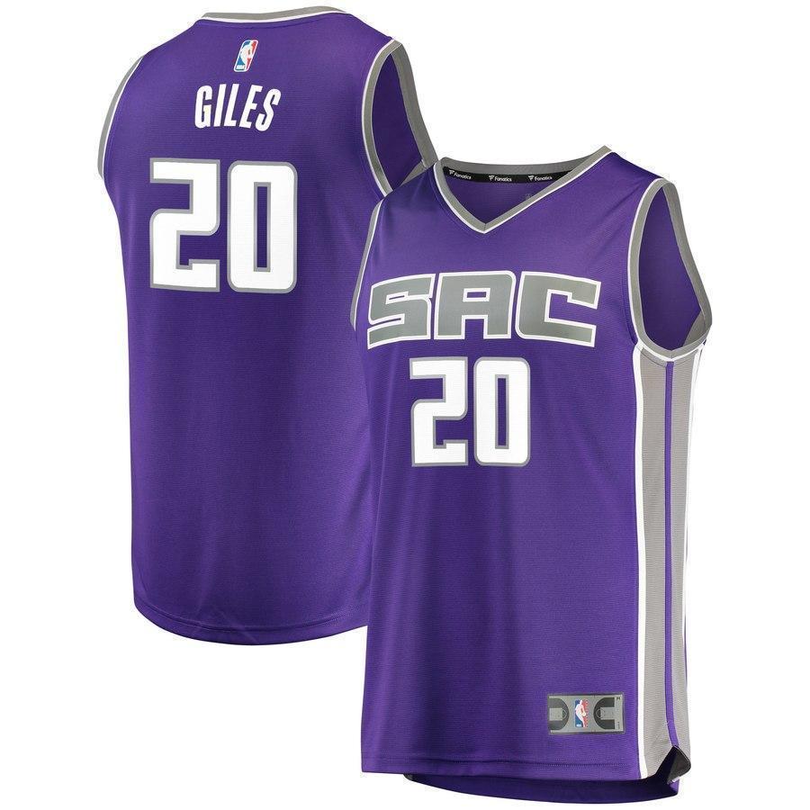 20-Harry Giles Sacramento Kings  Jersey - Purple