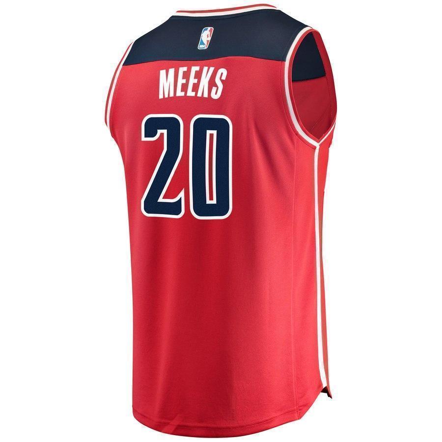 20-Jodie Meeks Washington Wizards  Team Color Player Jersey Red - Icon Edition