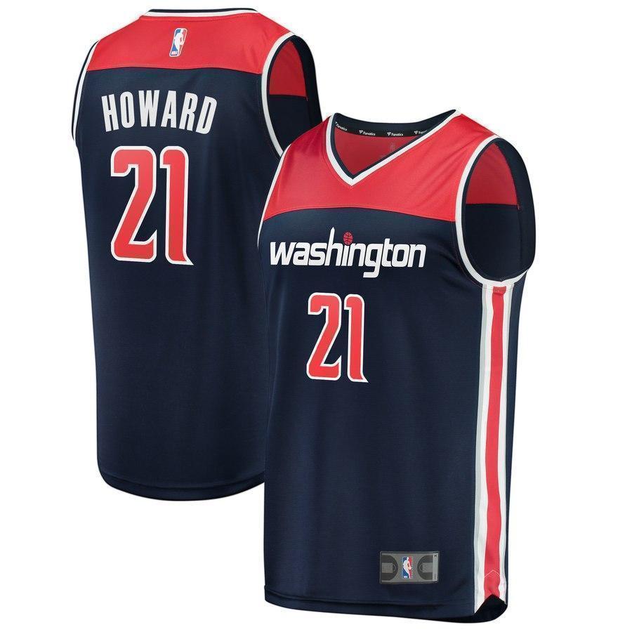 21-Dwight Howard Washington Wizards  Player Jersey - Statement Edition – Navy
