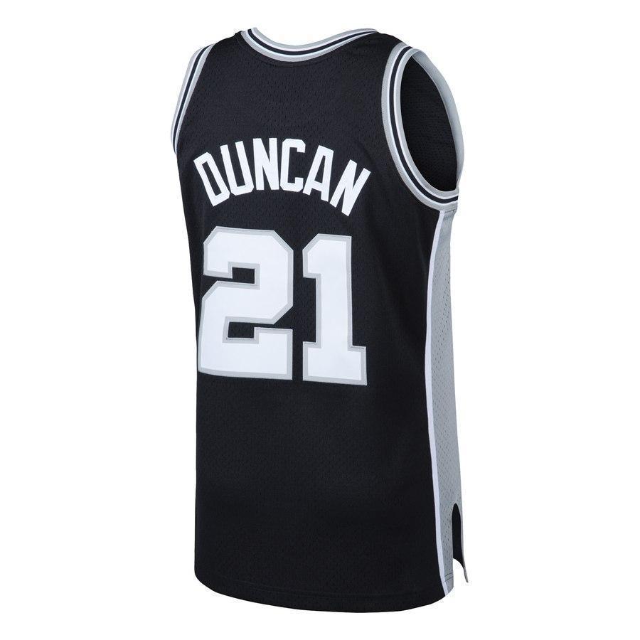 21-Tim Duncan San Antonio Spurs  1998-99 Hardwood Classics Swingman Jersey - Black