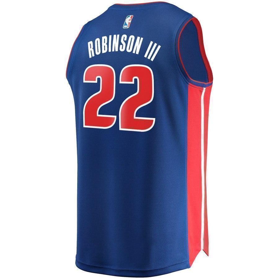 22-Glenn Robinson III Detroit Pistons Jersey - Icon Edition - Blue