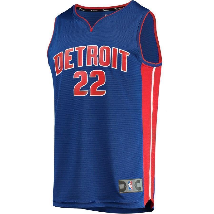22-Glenn Robinson III Detroit Pistons Jersey - Icon Edition - Blue