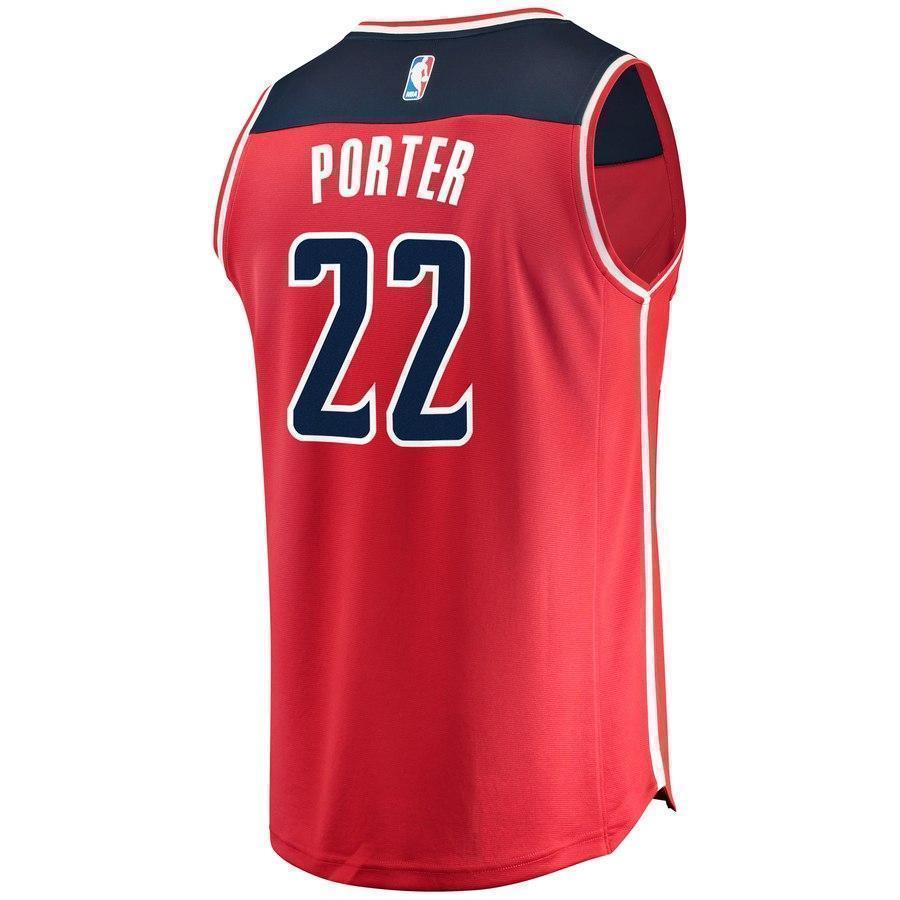 22-Otto Porter Washington Wizards  Team Color Player Jersey Red - Icon Edition