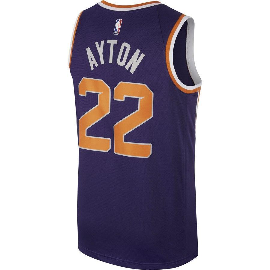 22-Phoenix Suns DeAndre Ayton Men's Swingman Jersey - Purple