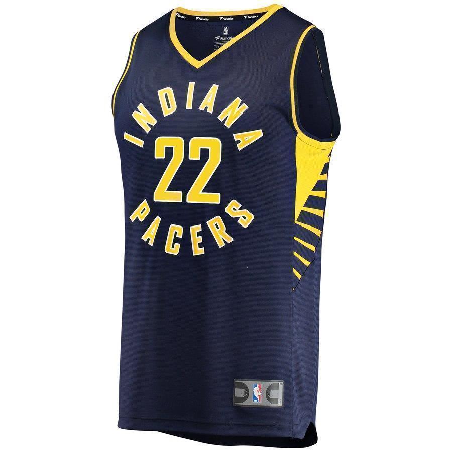 22-T.J. Leaf Indiana Pacers  Jersey - Icon Edition – Navy
