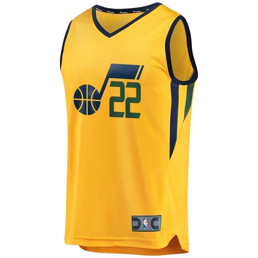22-Thabo Sefolosha Utah Jazz  Player Jersey Gold - Statement Edition