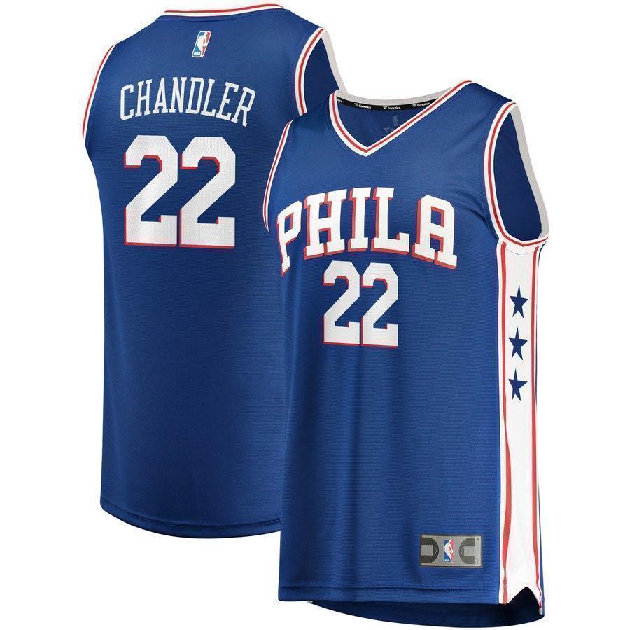 22-Wilson Chandler Philadelphia 76ers  Jersey - Icon Edition - Royal