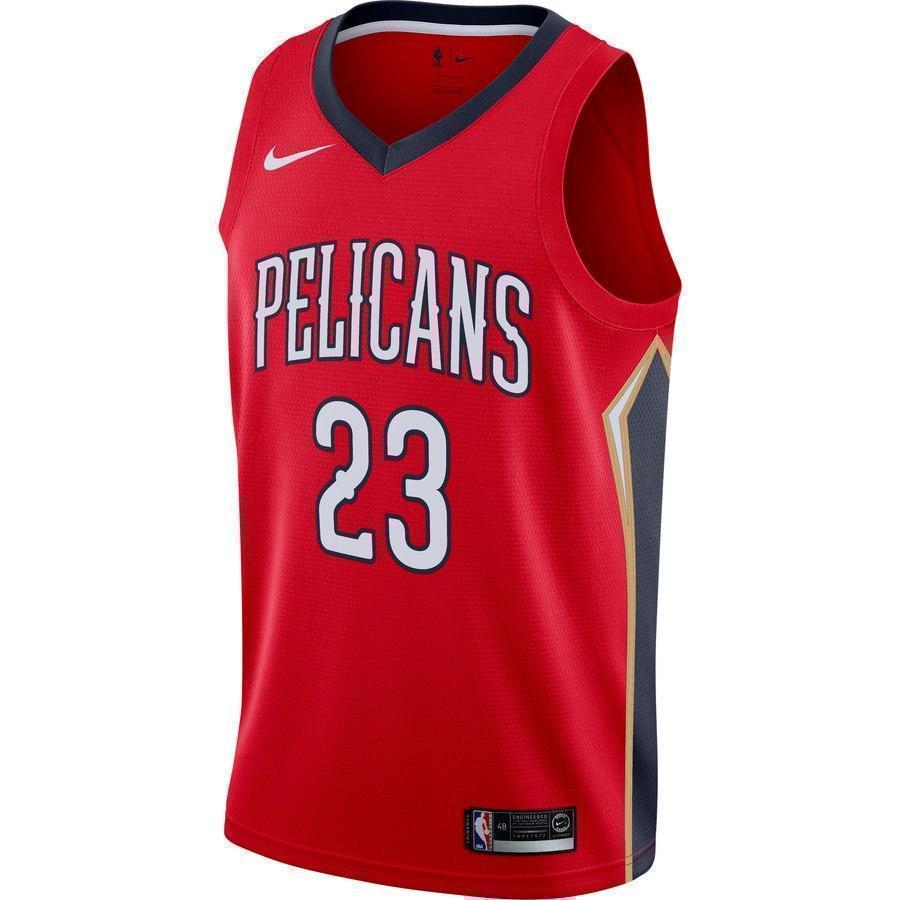 23-Anthony Davis New Orleans Pelicans Swingman Jersey - Statement Edition – Red