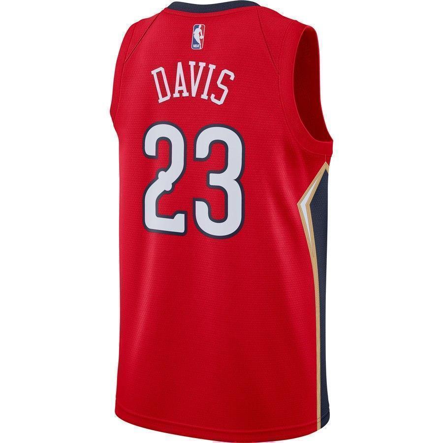 23-Anthony Davis New Orleans Pelicans Swingman Jersey - Statement Edition – Red