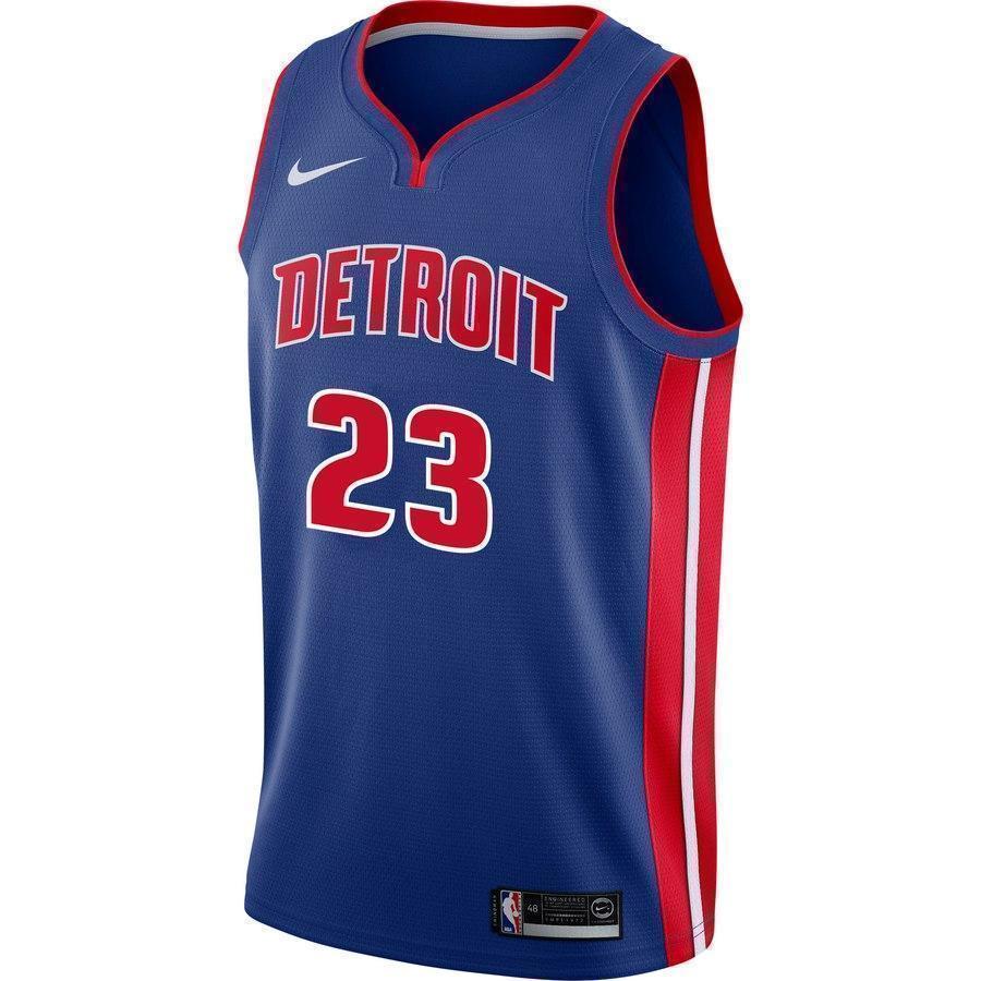 23-Blake Griffin Detroit Nike Swingman Jersey Blue - Icon Edition