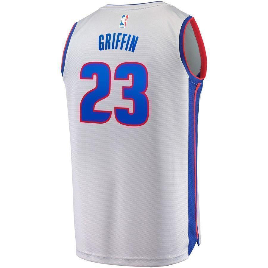 23-Blake Griffin Detroit Pistons Jersey Gray - Statement Edition