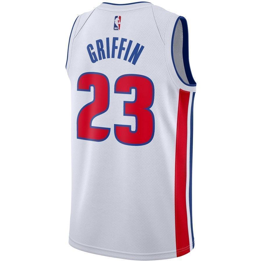 23-Blake Griffin Detroit Pistons  Swingman Jersey - Association Edition – White