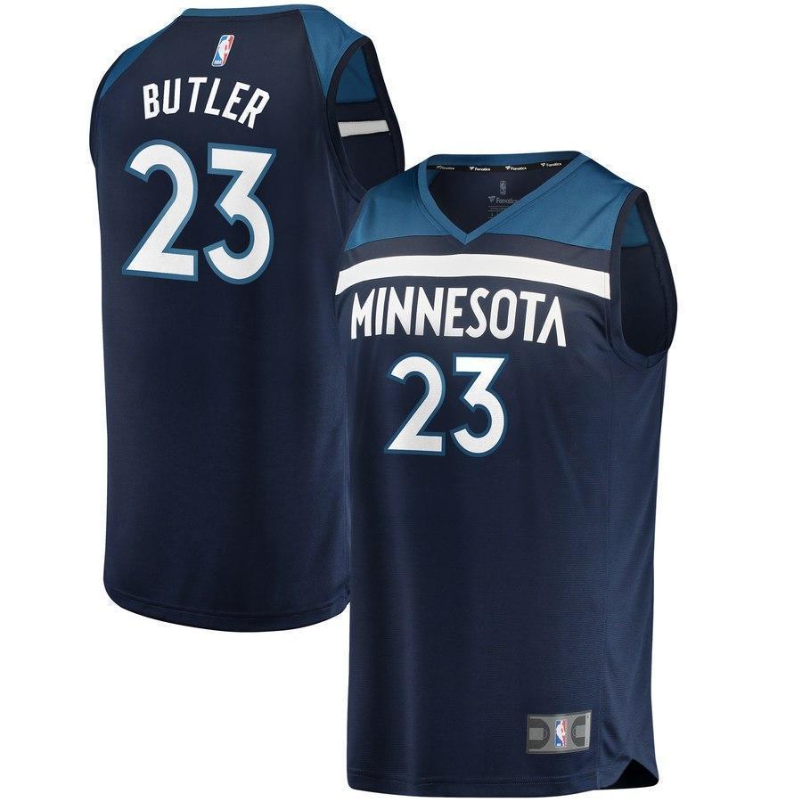 23-Jimmy Butler Minnesota Timberwolves  Jersey Navy - Icon Edition