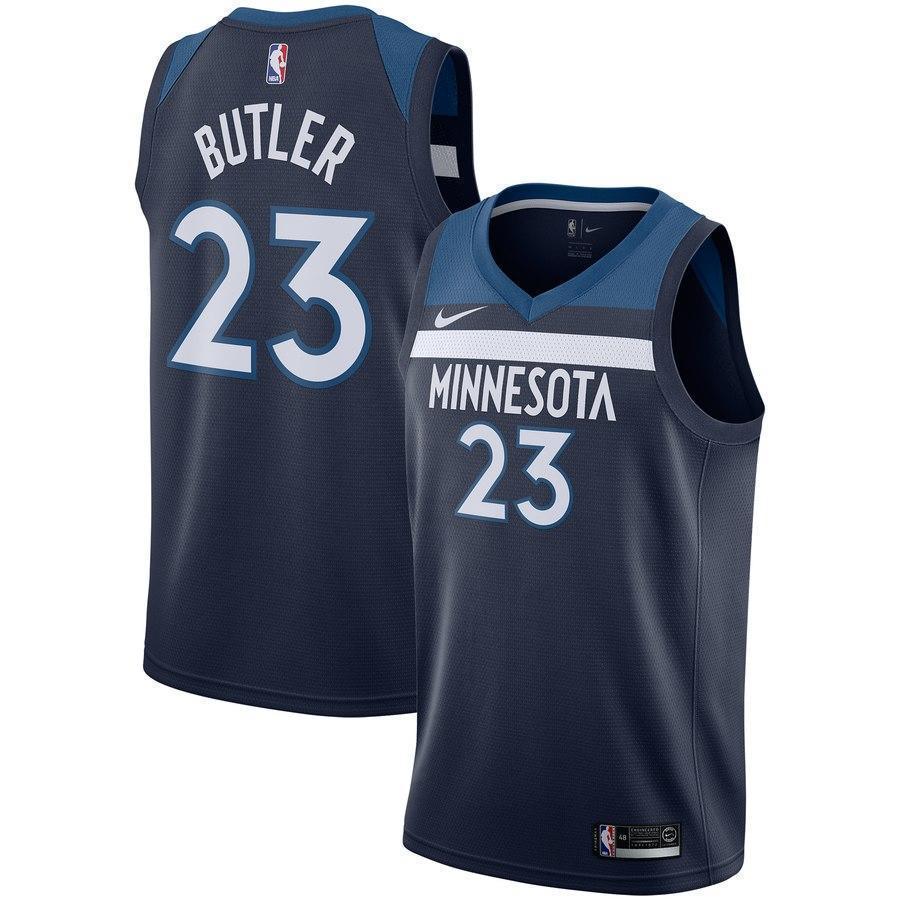 23-Jimmy Butler Minnesota Timberwolves Swingman Jersey - Icon Edition – Navy