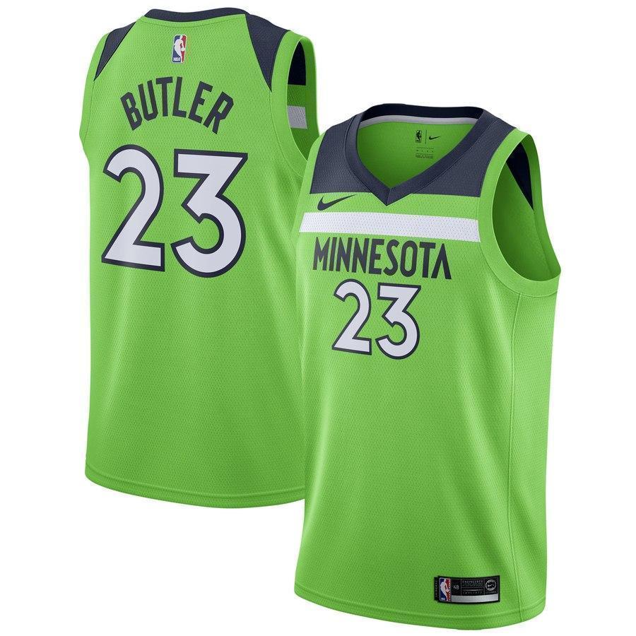 23-Jimmy Butler Minnesota Timberwolves Swingman Jersey - Statement Edition – Green