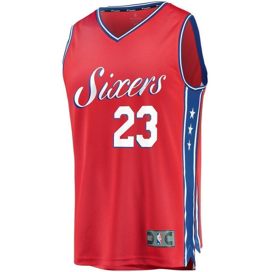 23-Jimmy Butler Philadelphia 76ers Jersey Red – Statement Edition