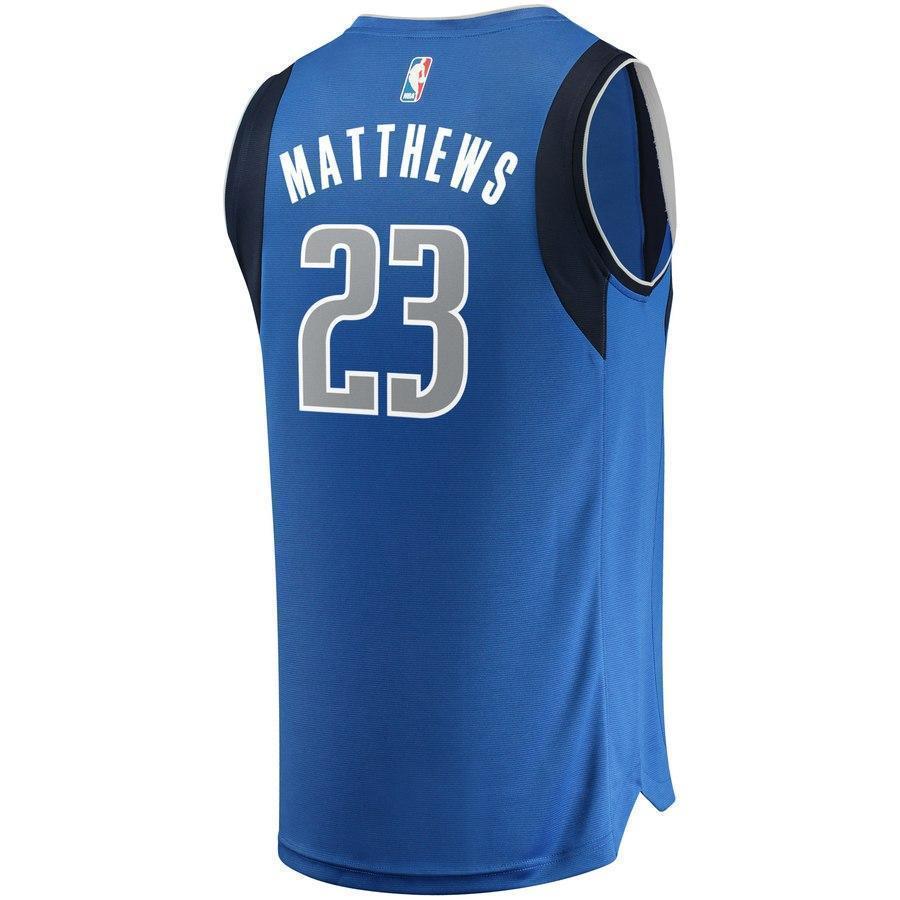 23-Wesley Matthews Dallas Mavericks  Jersey Royal - Icon Edition
