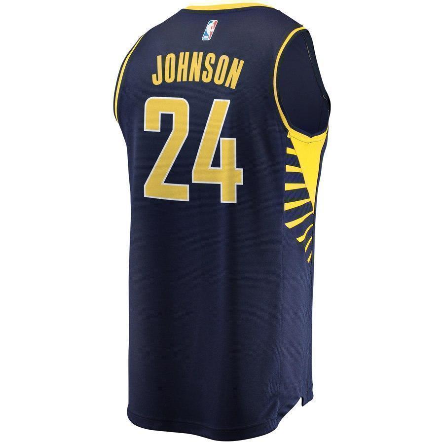 24-Alize Johnson Indiana Pacers Jersey - Icon Edition - Navy