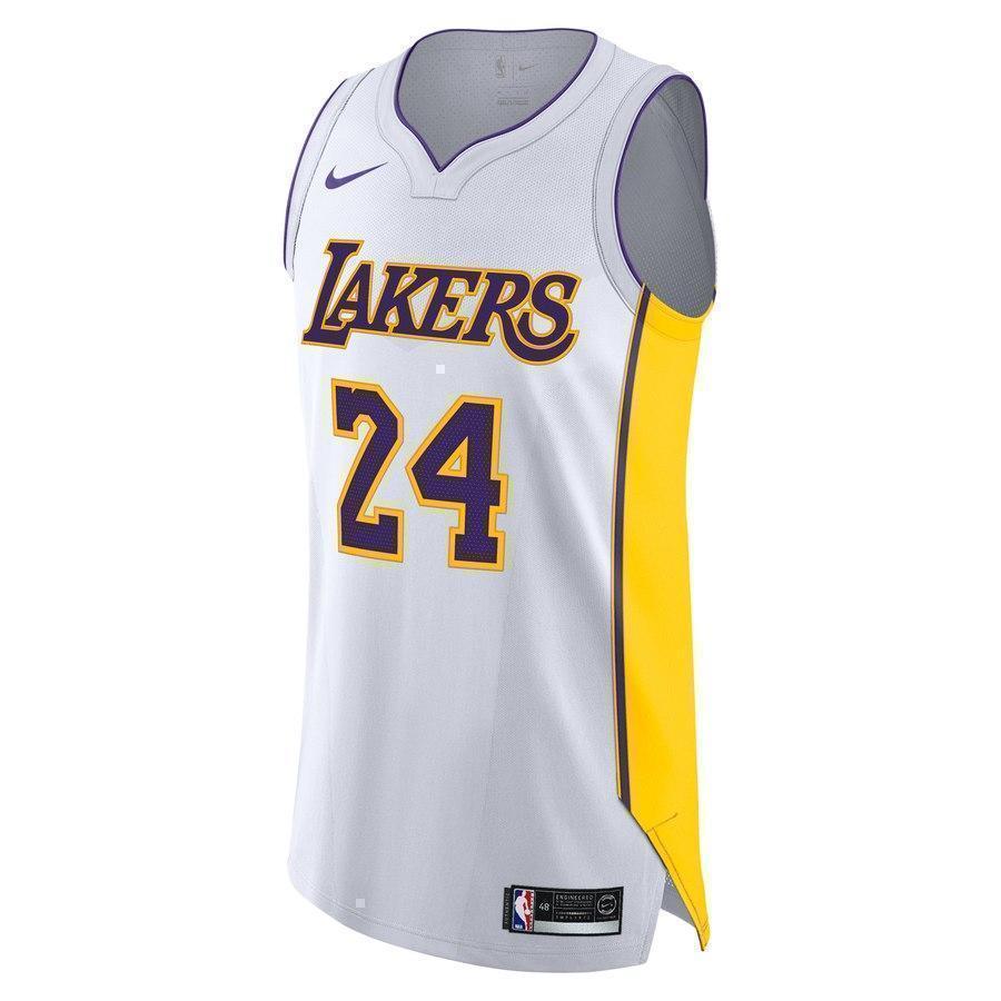 24-Kobe Bryant Los Angeles Lakers Jersey White - Association Edition