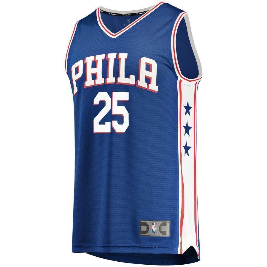 25-Ben Simmons Philadelphia 76ers Jersey Royal - Icon Edition