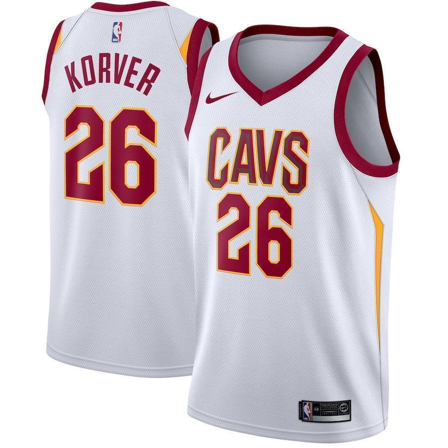 26-Kyle Korver Cleveland Cavaliers Swingman Jersey White - Association Edition