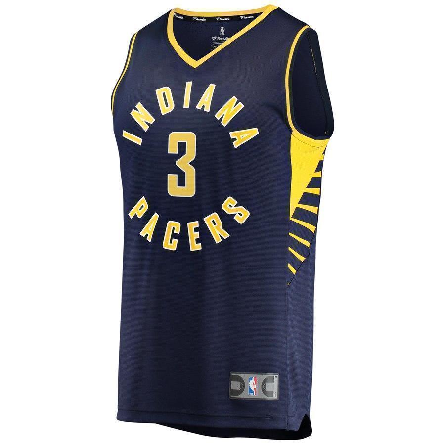 3-Aaron Holiday Indiana Pacers Jersey - Icon Edition - Navy