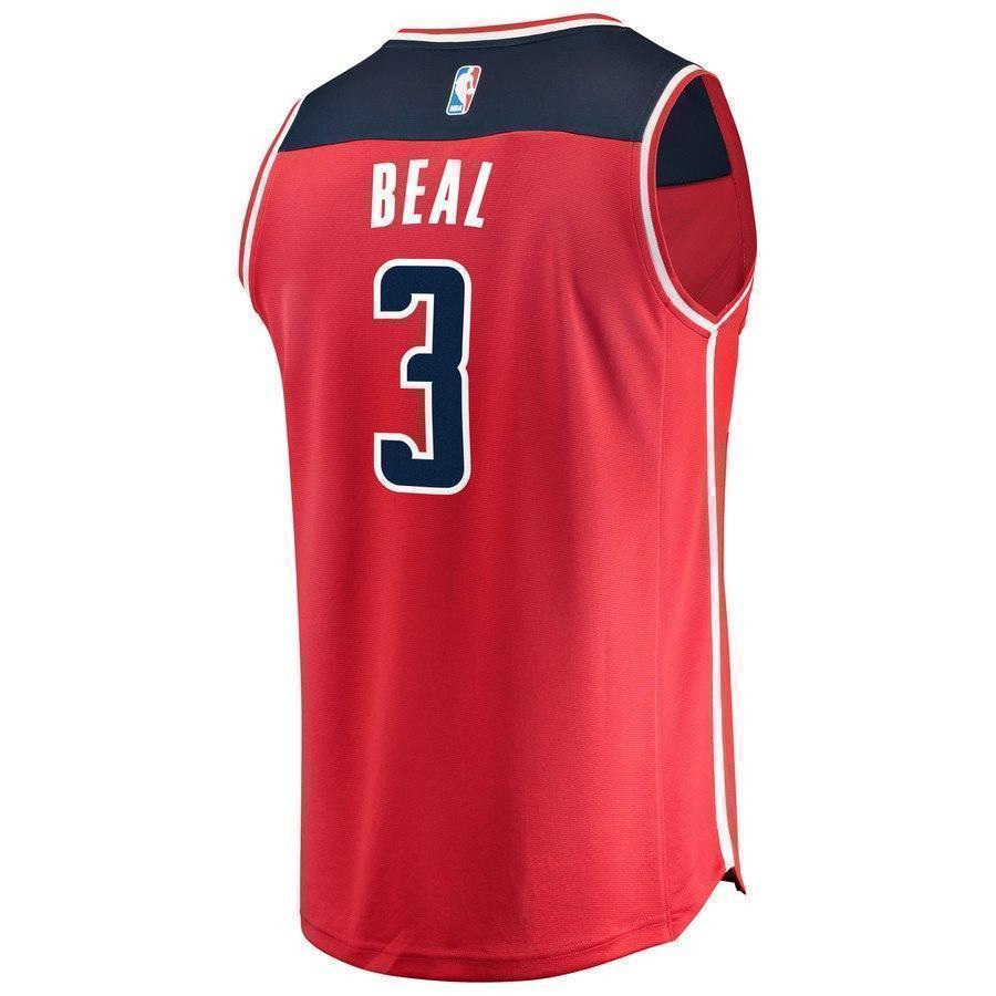 3-Bradley Beal Washington Wizards  Jersey Red - Icon Edition