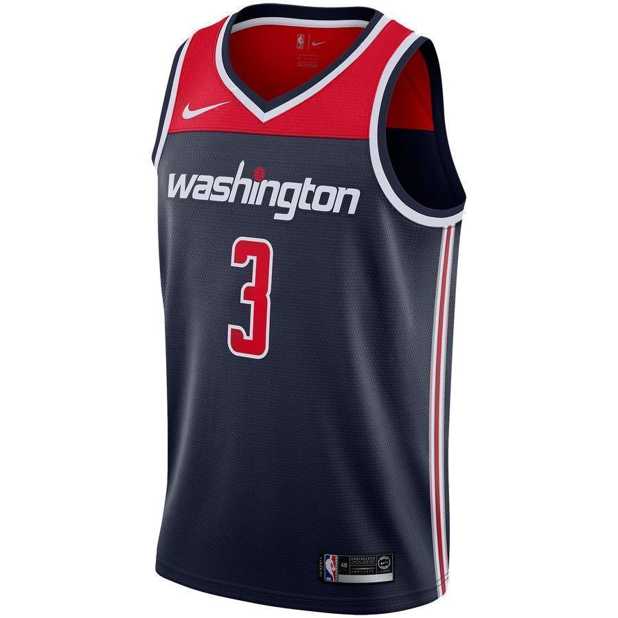3-Bradley Beal Washington Wizards Swingman Jersey - Statement Edition – Navy