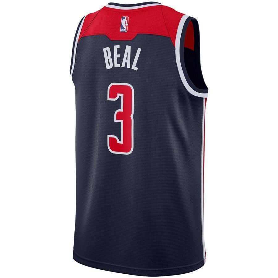 3-Bradley Beal Washington Wizards Swingman Jersey - Statement Edition – Navy