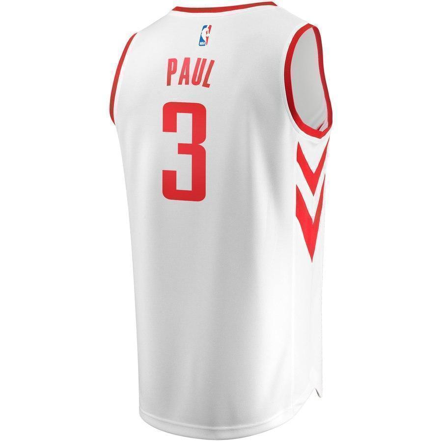 3-Chris Paul Houston Rockets Jersey White - Association Edition