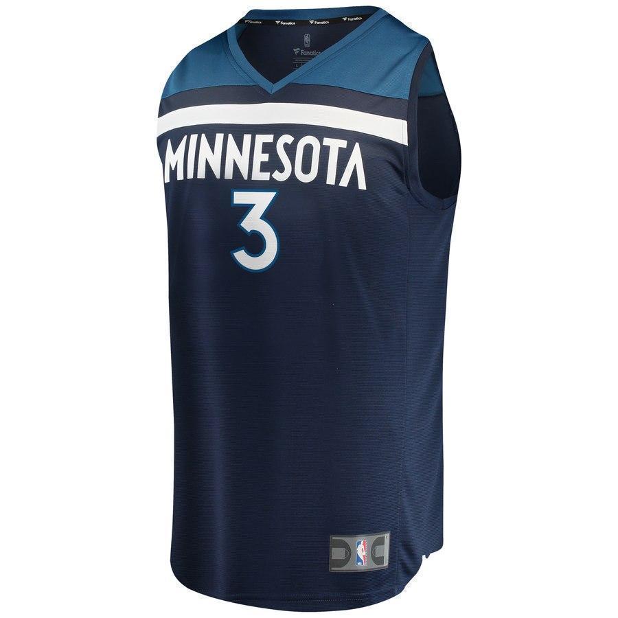 3-Jared Terrell Minnesota Timberwolves  Jersey - Icon Edition - Blue