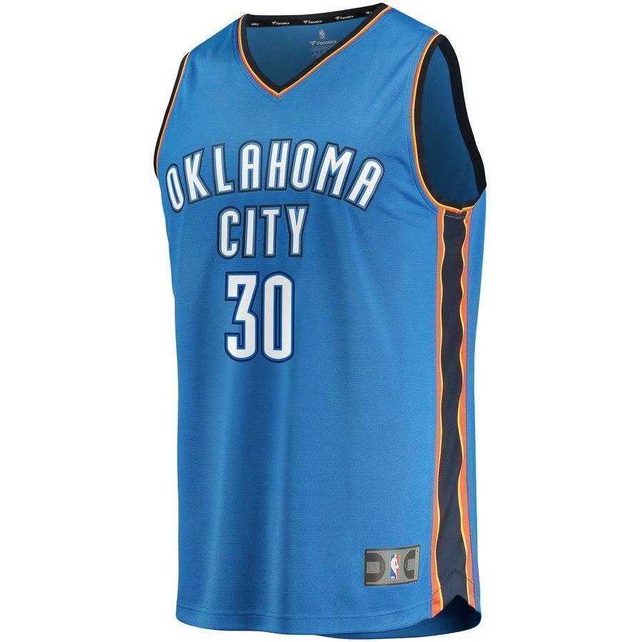 30-Deonte Burton Oklahoma City Thunder  Jersey - Icon Edition - Blue