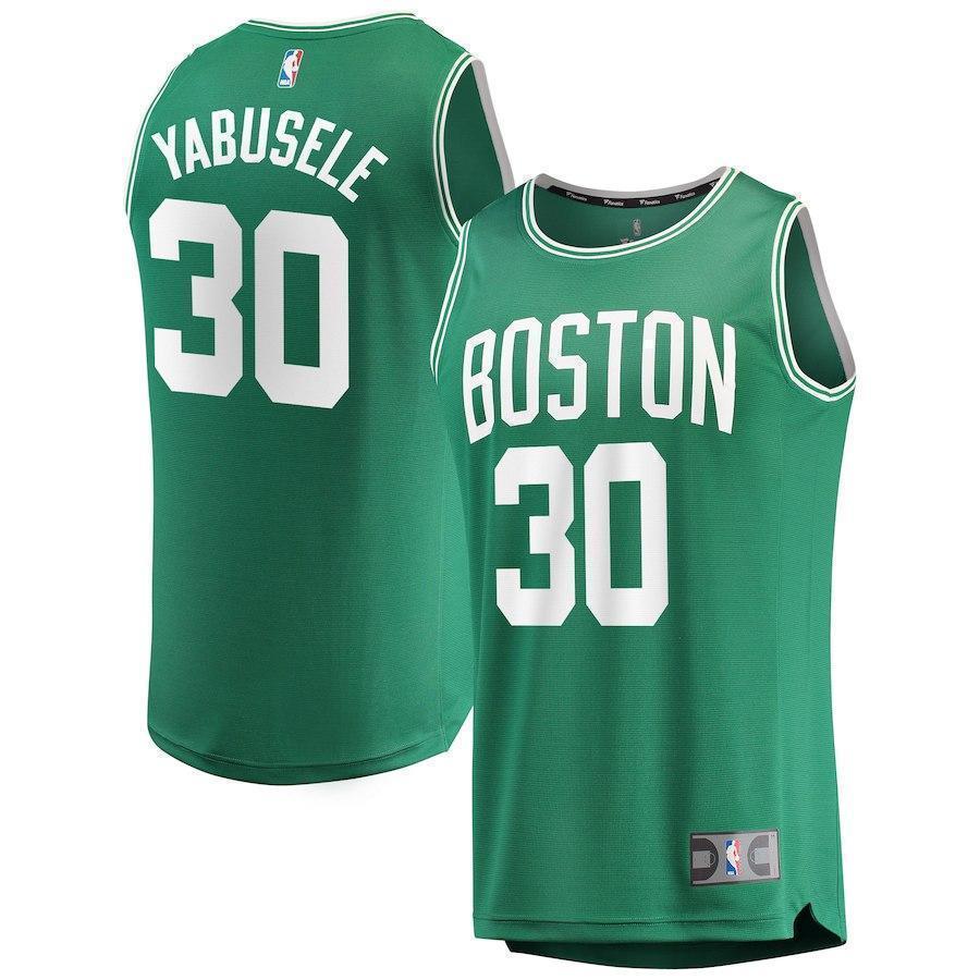 30-Guerschon Yabusele Boston Celtics  Jersey - Green