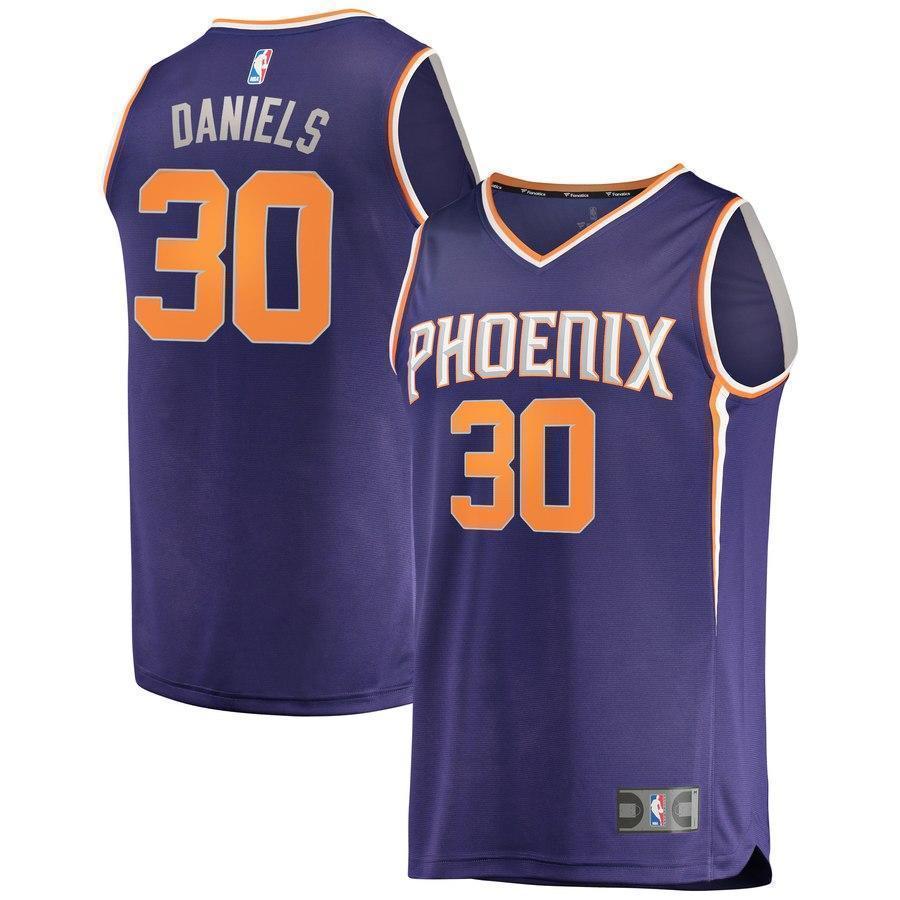30-Troy Daniels Phoenix Suns  Jersey - Icon Edition – Purple