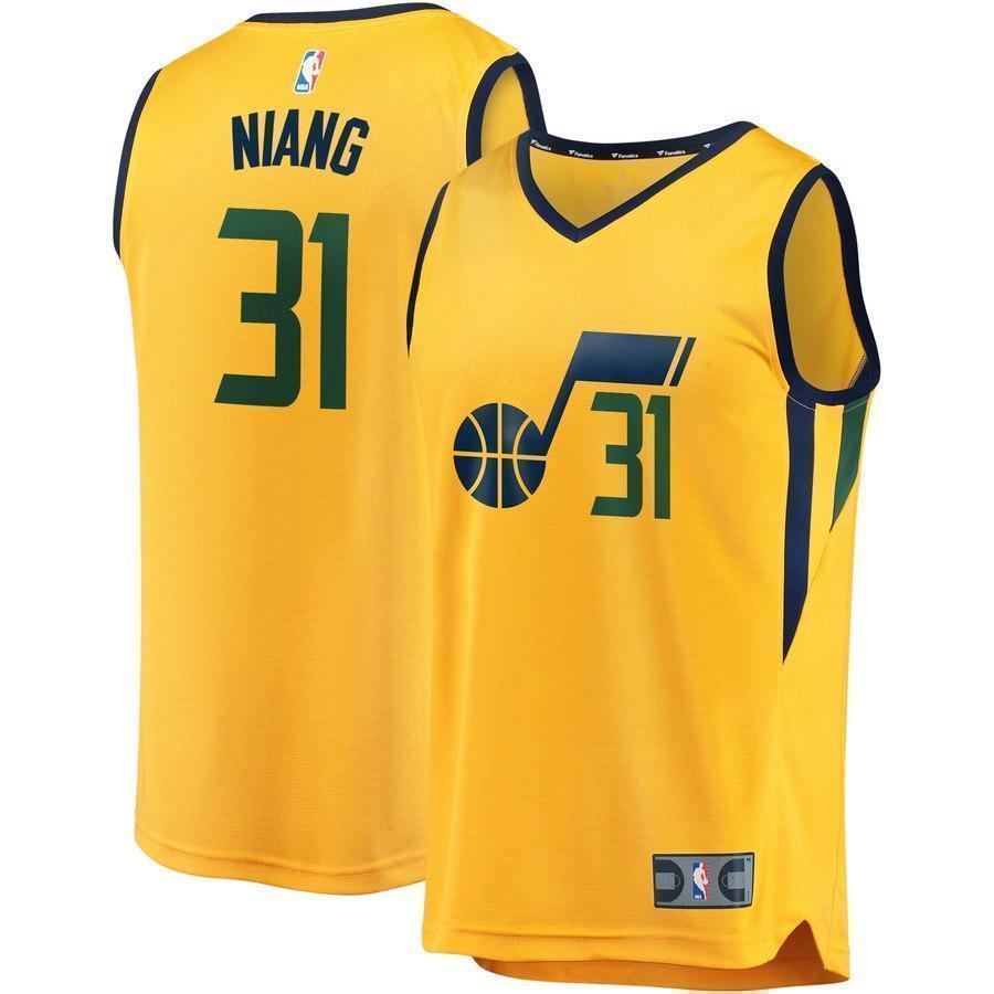 31-Georges Niang Utah Jazz Player Jersey Gold - Statement Edition