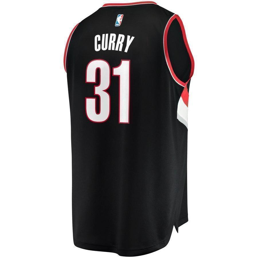 31-Seth Curry Portland Trail Blazers  Jersey - Icon Edition - Black