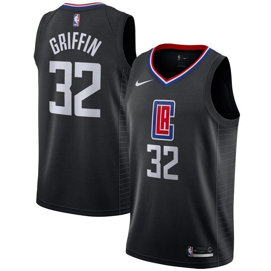 32-Blake Griffin LA Clippers Swingman Jersey - Statement Edition – Black