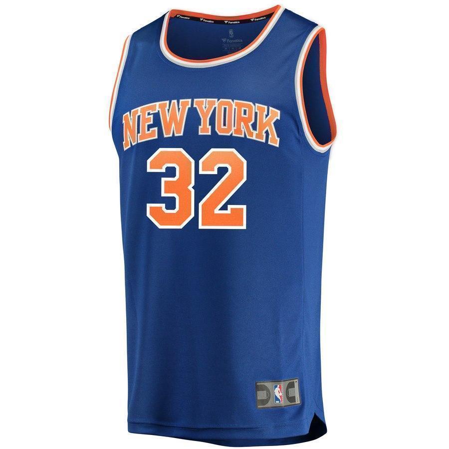 32-Noah Vonleh New York Knicks Jersey - Icon Edition - Blue