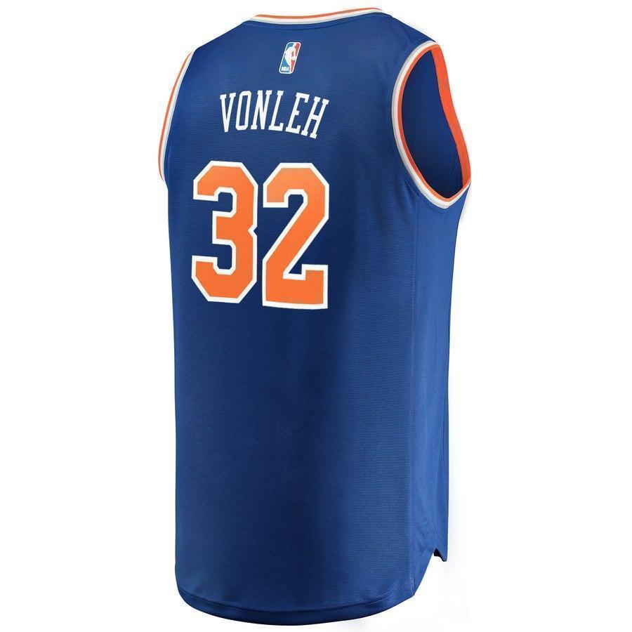 32-Noah Vonleh New York Knicks Jersey - Icon Edition - Blue