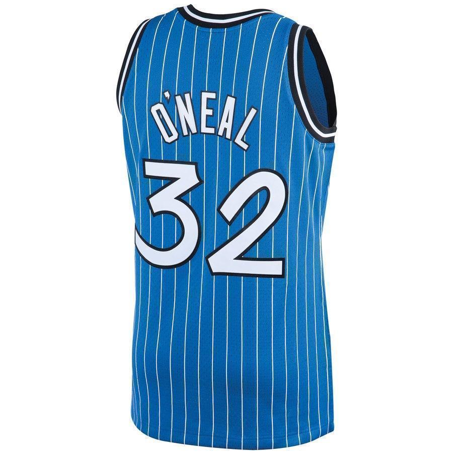 32-Shaquille O'Neal Orlando Magic  1994-95 Hardwood Classics Swingman Jersey – Blue