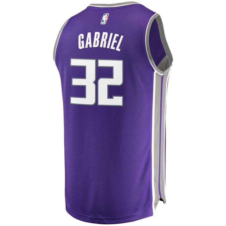 32-Wenyen Gabriel Sacramento Kings  Jersey - Icon Edition - Purple